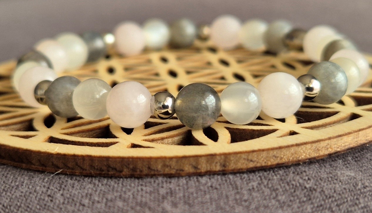 Bracelet énergétiques en pierres naturelles "Grossesse"
